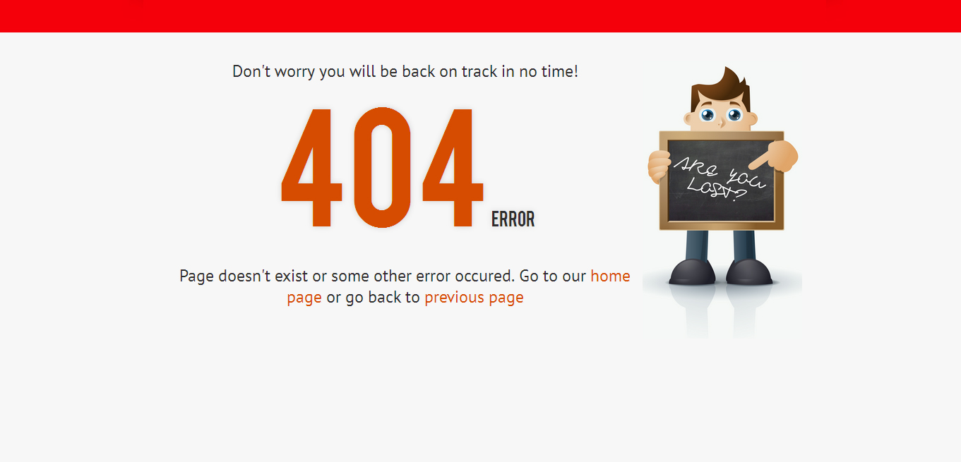 404 Page Not Found